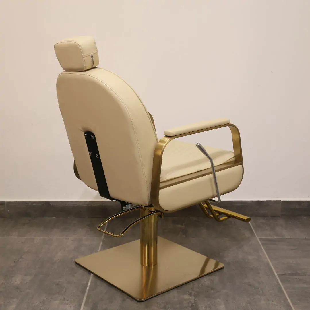 Fleur Reclining Salon Chair Taupe