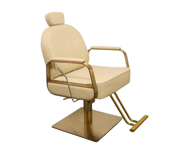 Fleur Reclining Salon Chair Taupe