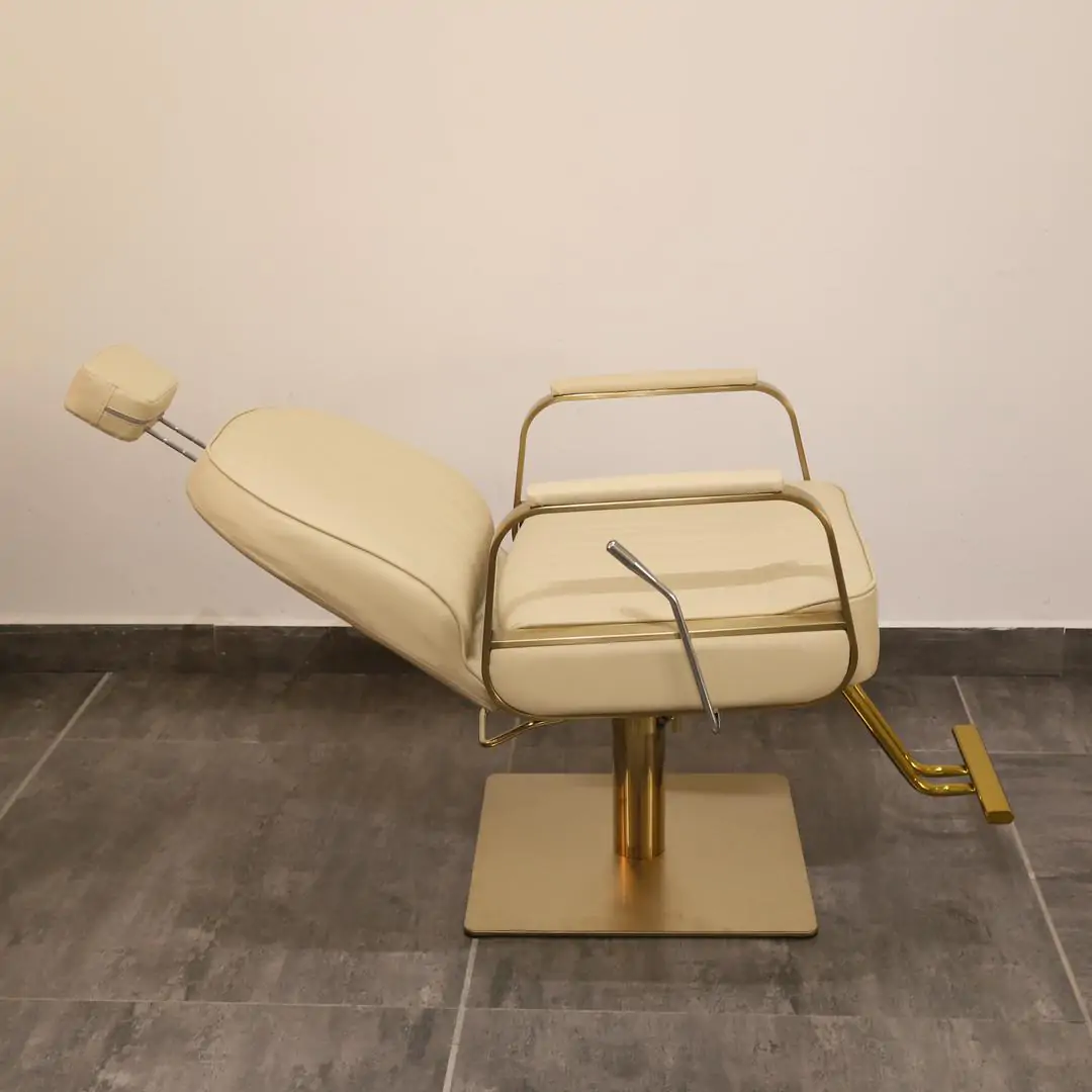 Fleur Reclining Salon Chair Taupe - Image 3