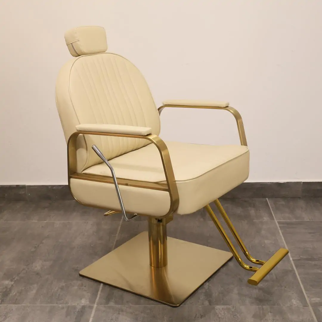 Fleur Reclining Salon Chair Taupe - Image 2