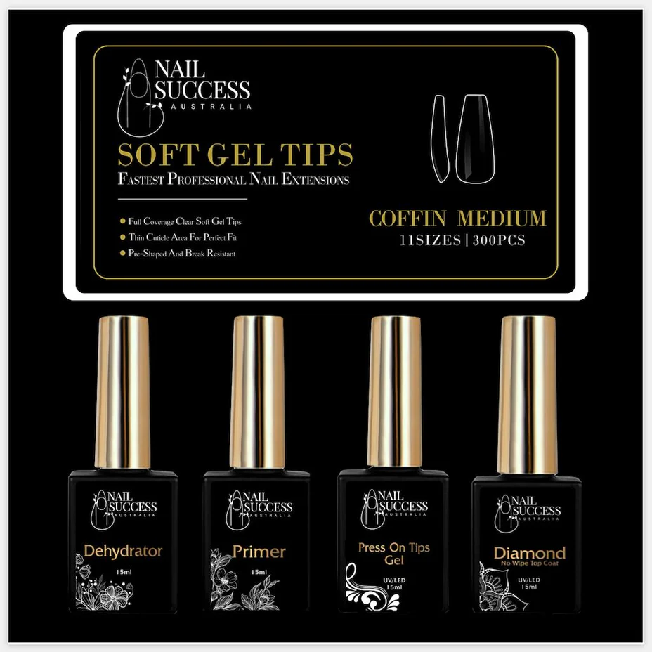 Soft Gel Press On Nail Kit