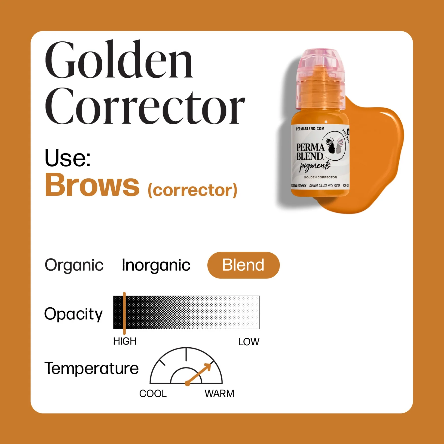 Perma Blend Corrector Pigments - Golden Corrector - Image 3