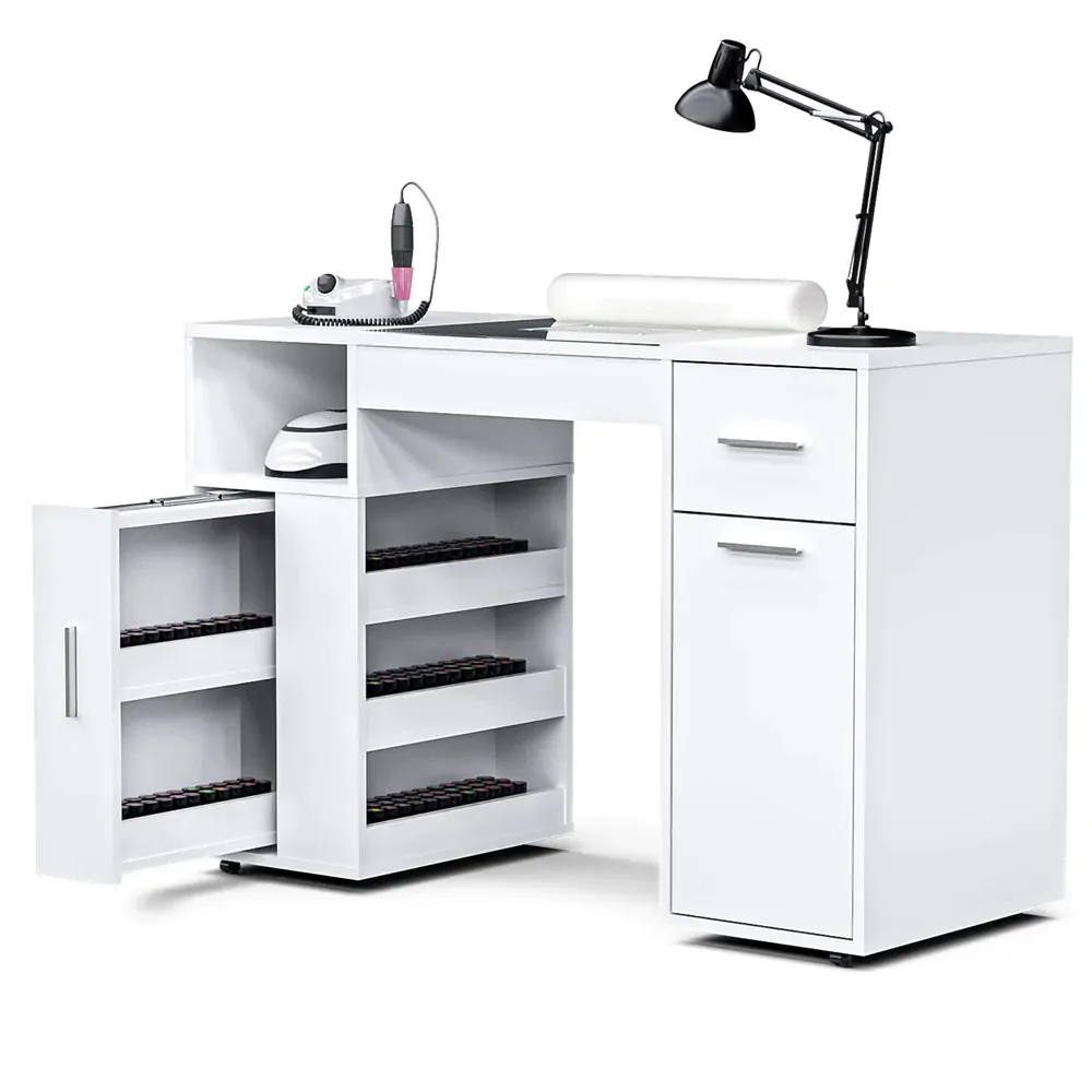 Glass Top Nail Station