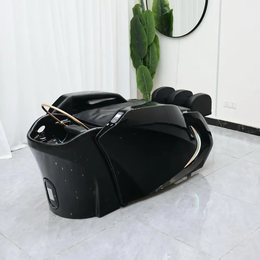 Japanese Head Spa with Massage Chair - Black - Image 8