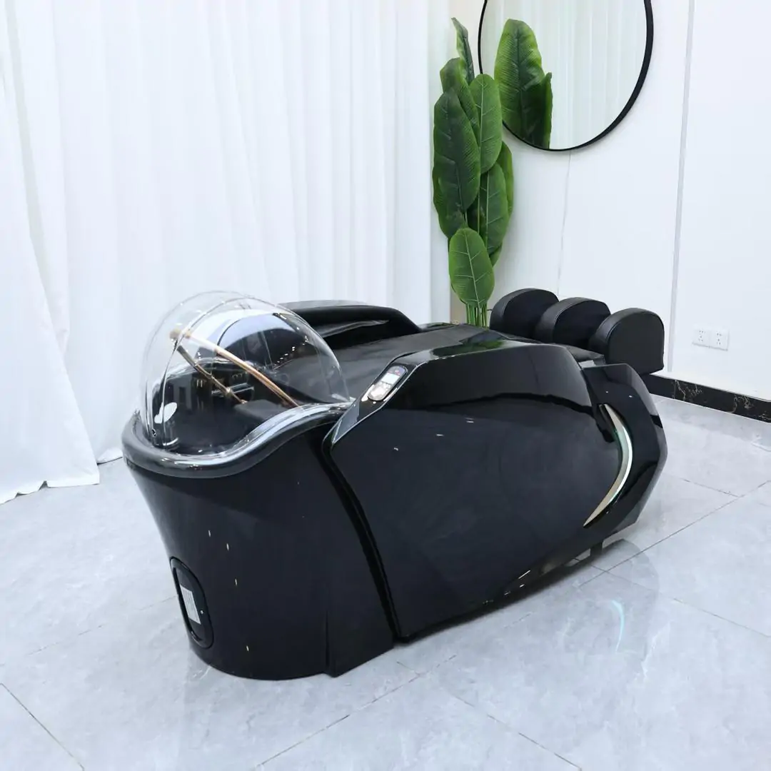 Japanese Head Spa with Massage Chair - Black - Image 11