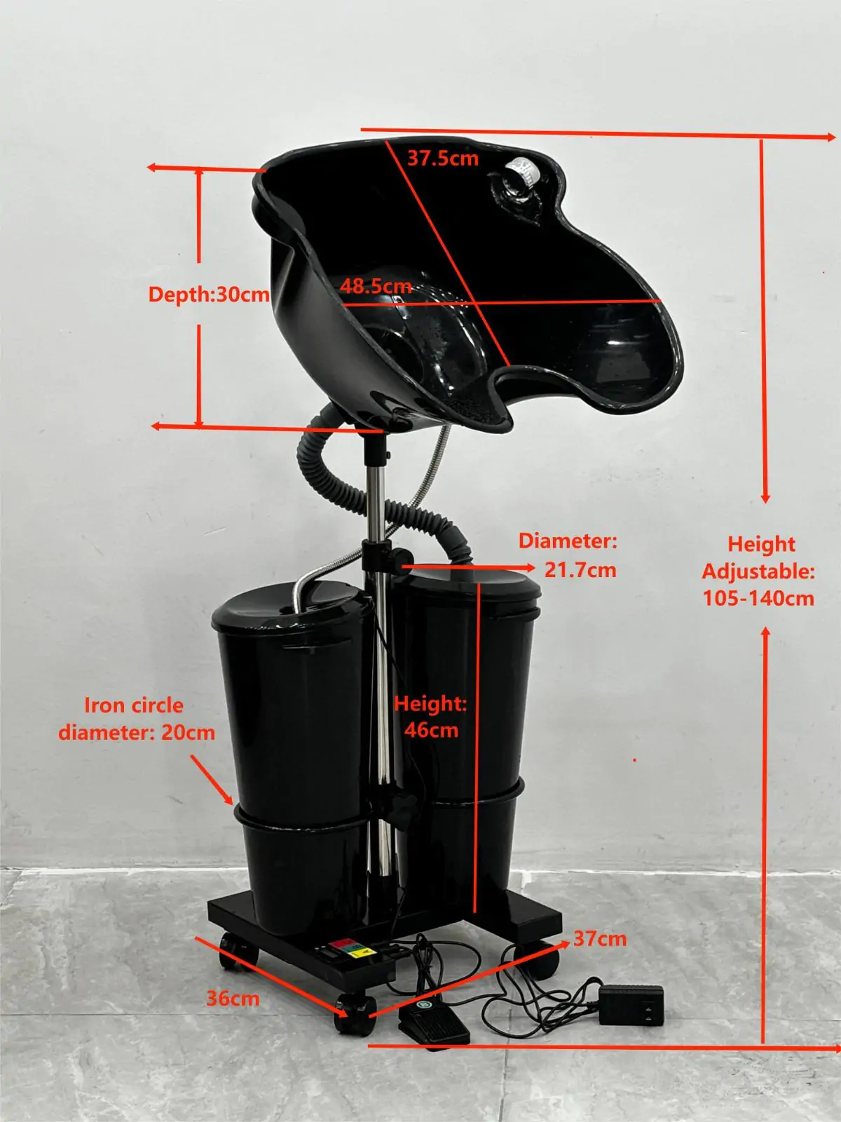 Portable Plumless Basin - Rechargable - Image 2
