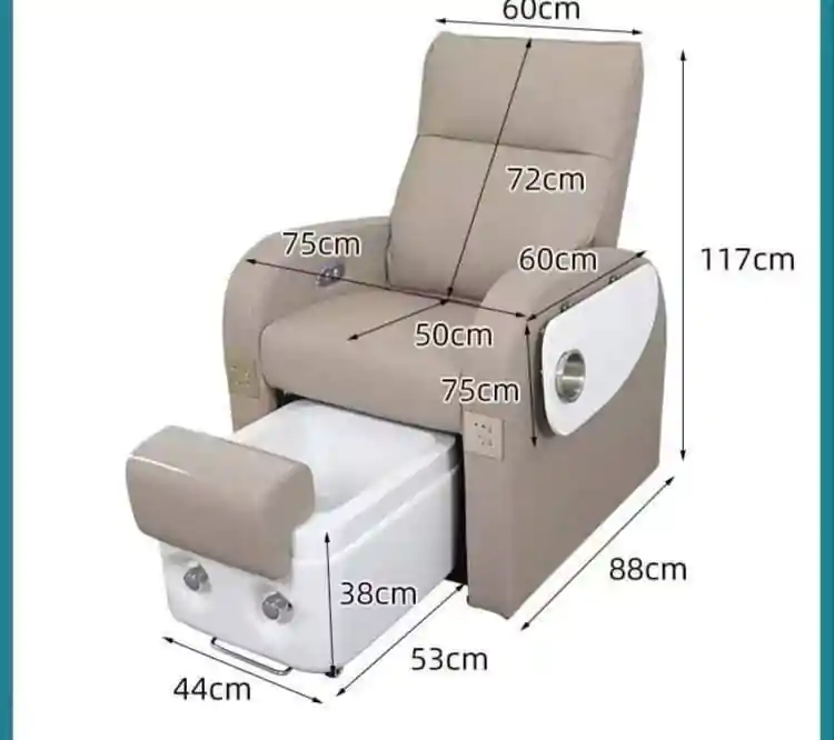 Slimline Pedicure Chair - Image 2