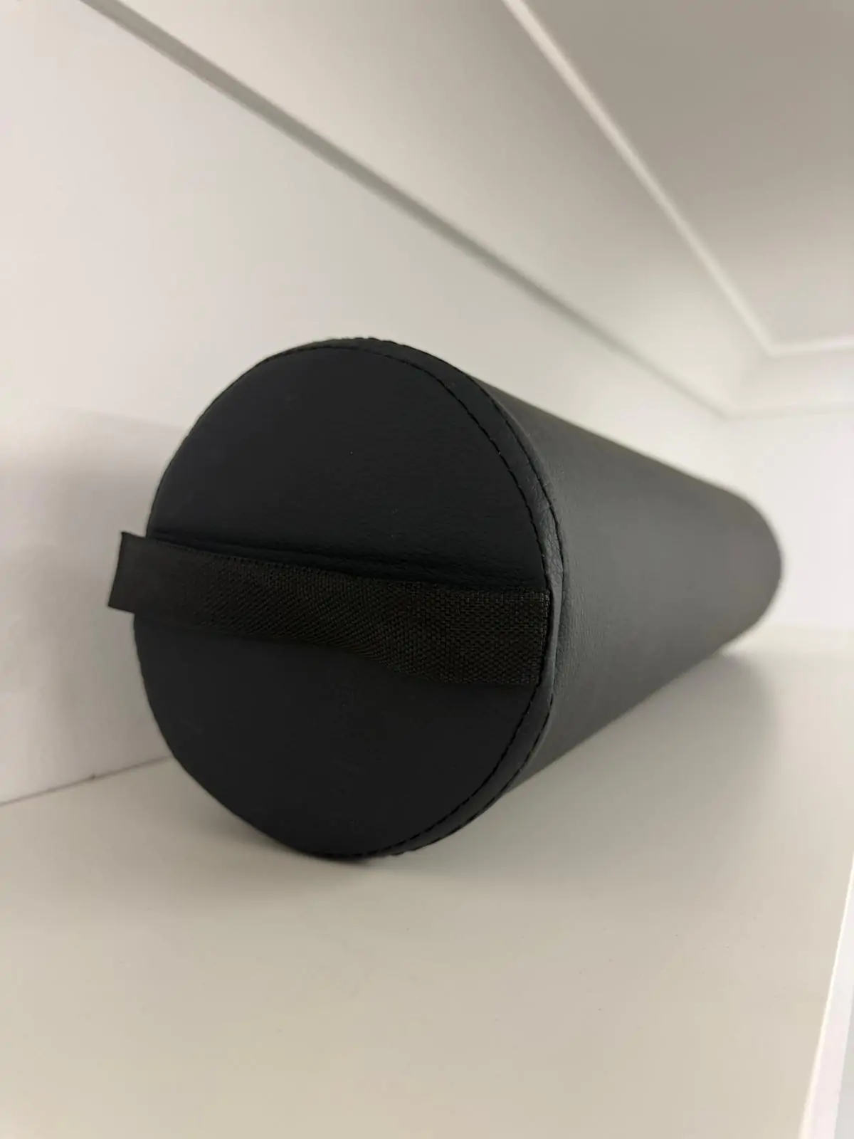 PVC Long Ankle Bolster- Black - Image 2